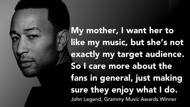 Singer, John Legend, Small Business Brand Quote