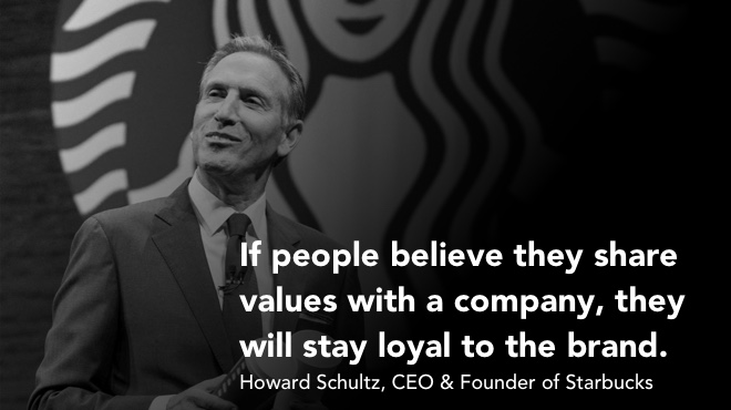 Starbucks CEO, Jeff Bezos, Small Business Brand Quote